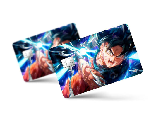 Dragon Ball Goku Kamehameha Card Skin Credit Card Sticker Credit - Wonderwallsboutique