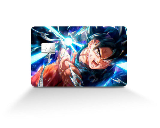 Dragon Ball Goku Kamehameha Card Skin Credit Card Sticker Credit - Wonderwallsboutique