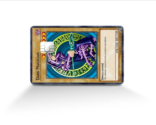 Yugioh Dark Magician Card Skin Credit Card Skin - Wonderwallsboutique