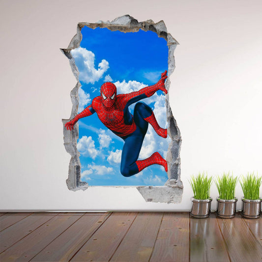 Spiderman Superhero Wall Decal Sticker Mural Poster Print Art Kids Bedroom Decor