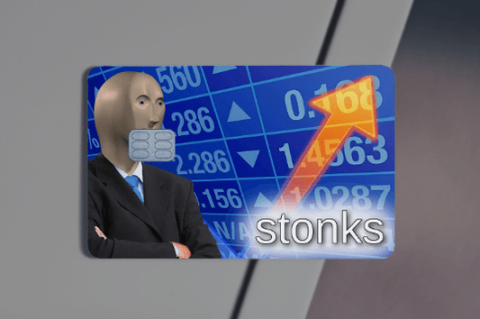 Stonks Credit Card Skin