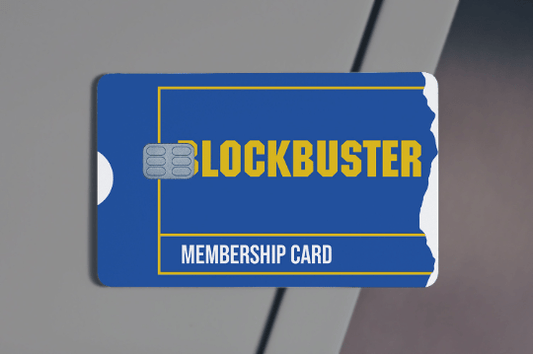 Blockbuster Membership Credit Card Skin