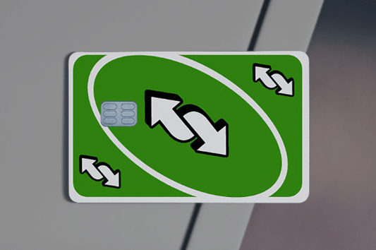 Uno Revers Green Card Uno Credit Card Skin