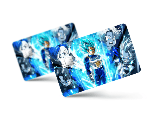 Dragon Ball Vegeta Super Saiyan Blue Card Skin Credit Card Sticker