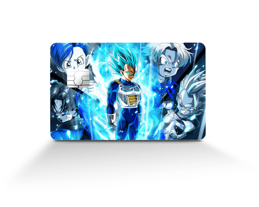Dragon Ball Vegeta Super Saiyan Blue Card Skin Credit Card Sticker