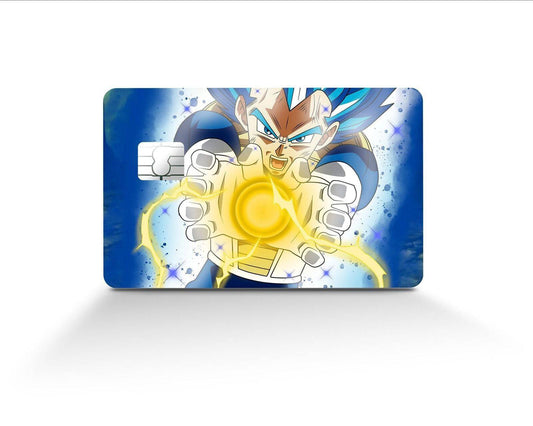 Dragon Ball Vegeta Final Flash Card Skin Credit Card Sticker Credit