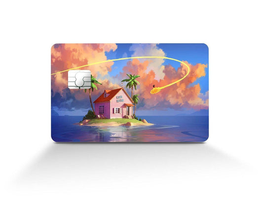 Dragon Ball Kame House Island Card Skin Credit Card Sticker Credit