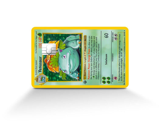 Venusaur Pokemon Card Skin Credit Card Skin