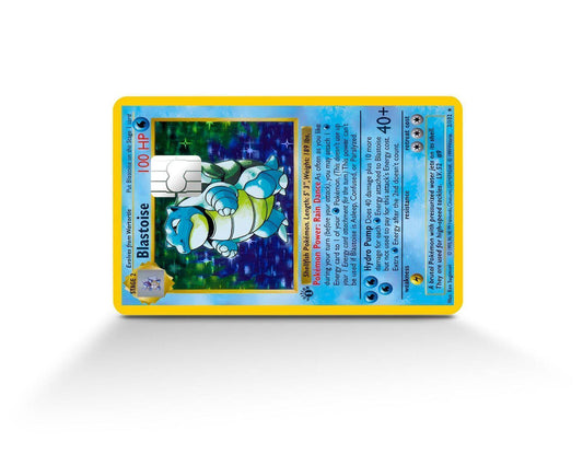 Blastoise Pokemon Card Skin Credit Card Skin