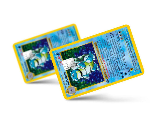 Blastoise Pokemon Card Skin Credit Card Skin