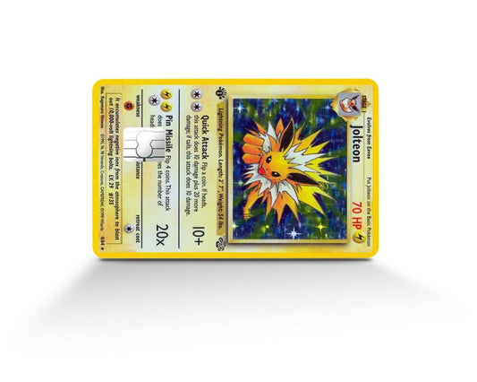 Jolteon Pokemon Card Skin Credit Card Skin