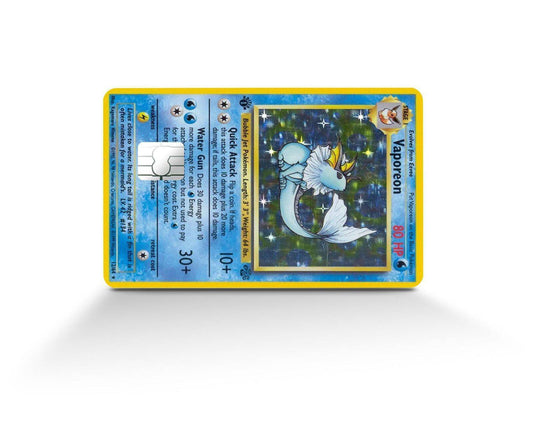 Vaporeon Pokemon Card Skin Credit Card Skin