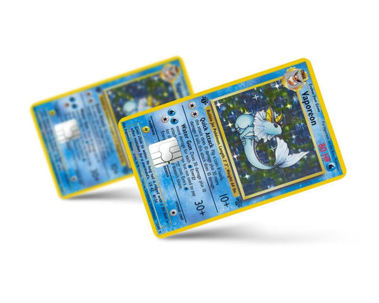 Vaporeon Pokemon Card Skin Credit Card Skin