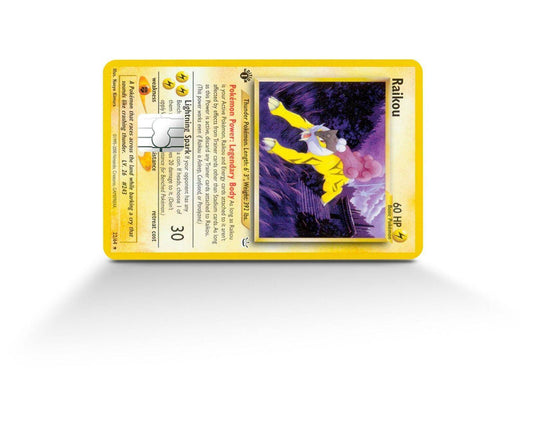 Raikou Pokemon Card Skin Credit Card Skin