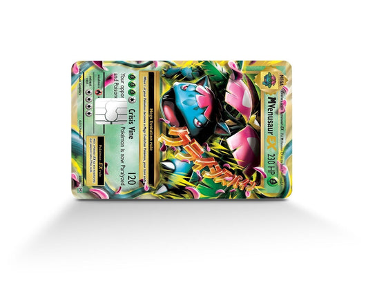 Mega Venusaur Pokemon Card Skin Credit Card Skin