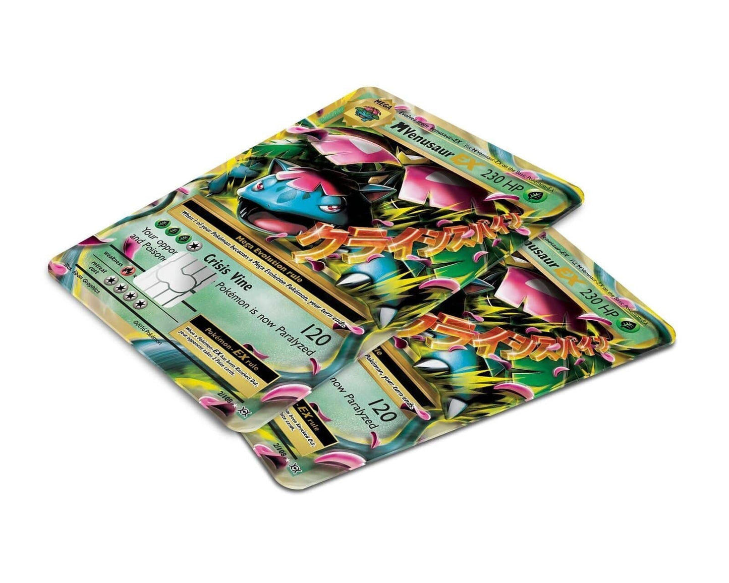 Mega Venusaur Pokemon Card Skin Credit Card Skin