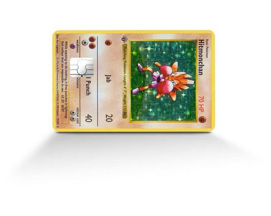 Hitmonchan Pokemon Card Skin Credit Card Skin