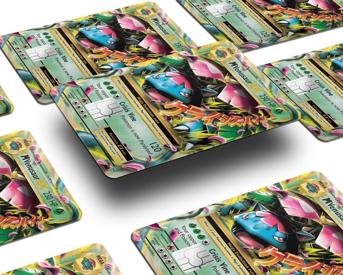 Mega Venusaur Pokemon Card Skin Credit Card Skin