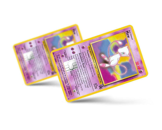 Mew Pokemon Card Skin Credit Card Skin