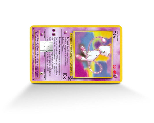 Mew Pokemon Card Skin Credit Card Skin