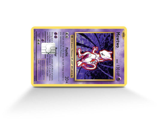 Mewtwo Pokemon Card Skin Credit Card Skin