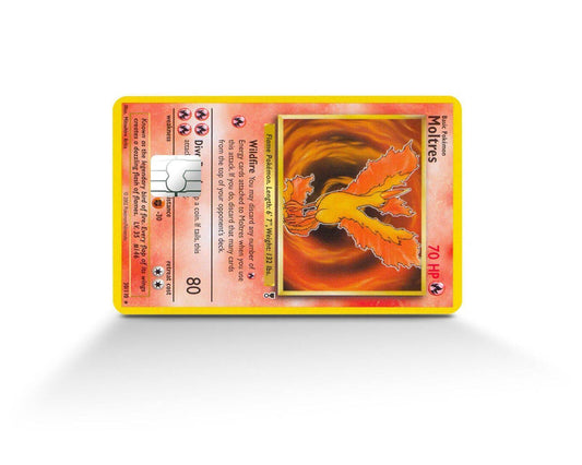 Moltres Pokemon Card Skin Credit Card Skin