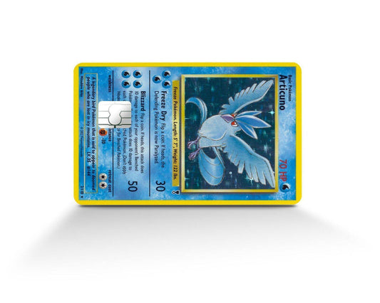 Articuno Pokemon Card Skin Credit Card Skin