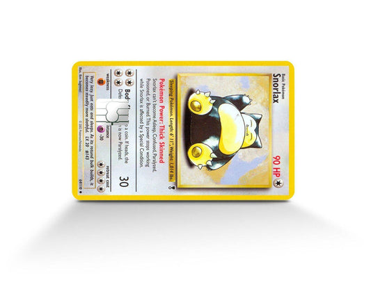 Snorlax Pokemon Card Skin Credit Card Skin