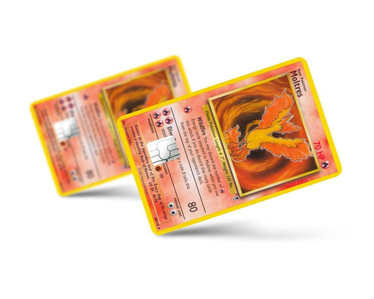 Moltres Pokemon Card Skin Credit Card Skin