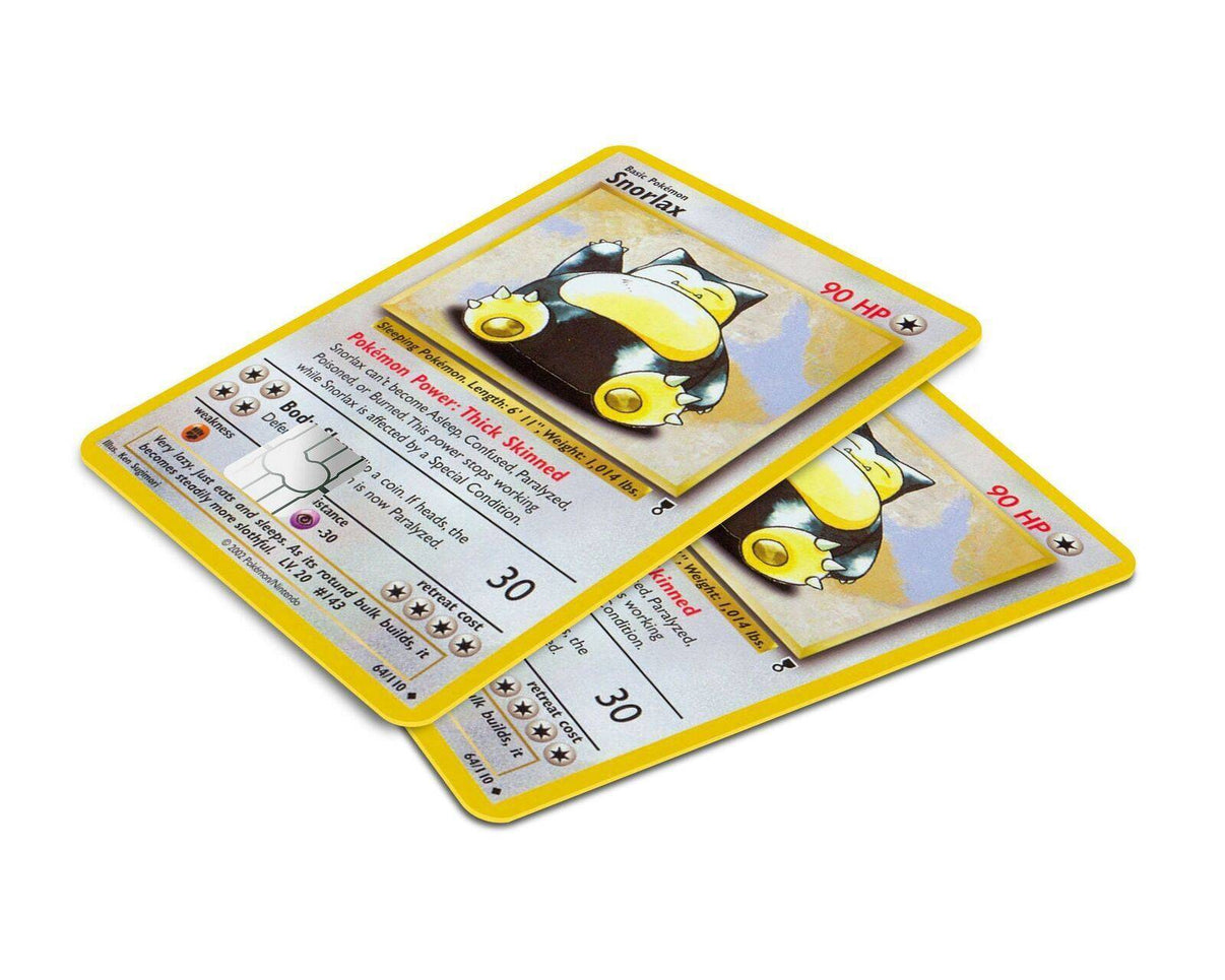 credit card stickers pokemon Charizard Card Skin Wallet Card Sticker Snorlax Pokemon