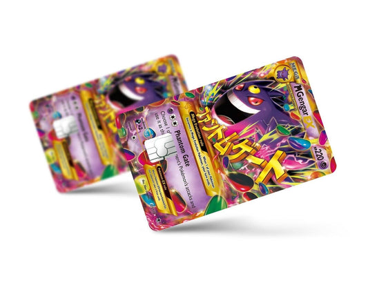 Mega Gengar Pokemon Card Skin Credit Card Skin