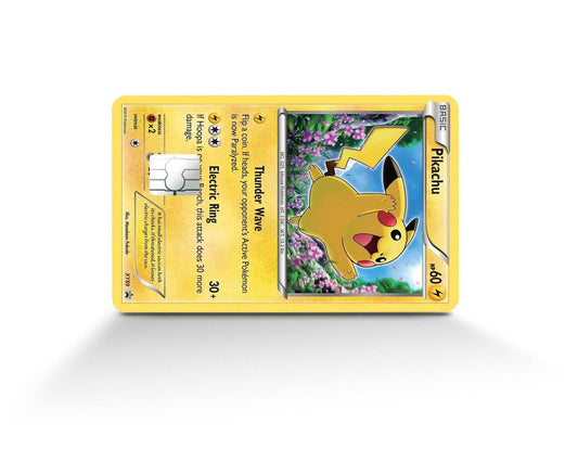 Cute Pikachu Pokemon Card Skin Credit Card Skin