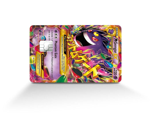 Mega Gengar Pokemon Card Skin Credit Card Skin