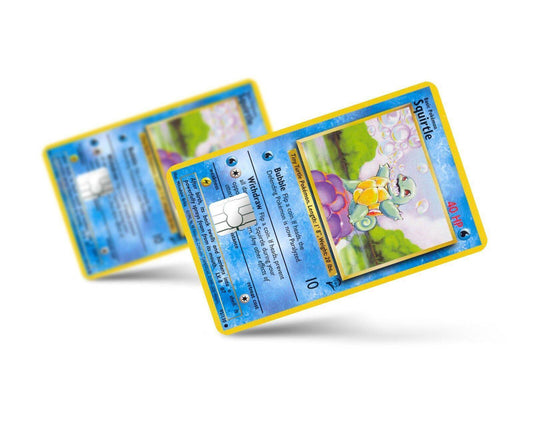 Squirtle Pokemon Card Skin Credit Card Skin