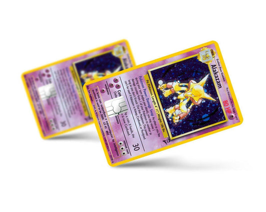 Alakazam Pokemon Card Skin Credit Card Skin