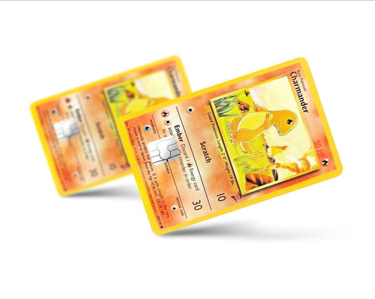 Charmander Pokemon Card Skin Credit Card Skin