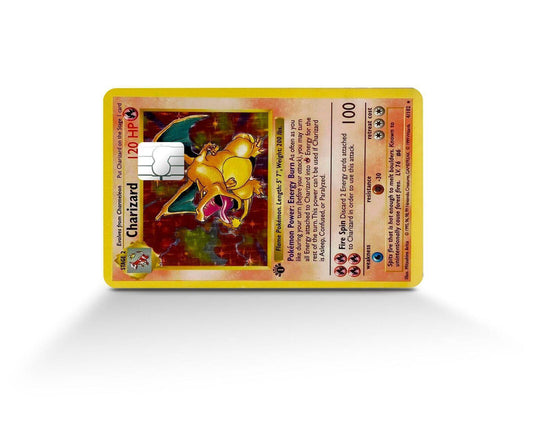 Charizard Pokemon Card Skin Credit Card Skin