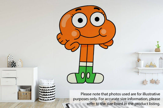 Darwin Watterson Childrens Kids Nursery Wall Stickers Bedroom Decal Art Vinyl