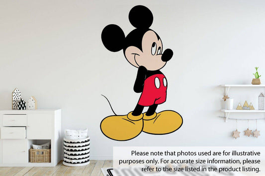 Mickey Mouse Childrens Kids Nursery Wall Stickers Bedroom Decal Art Vinyl