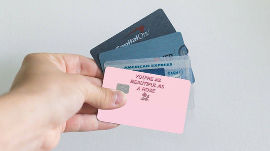 You're As Beautiful As A Rose Credit Card Skin
