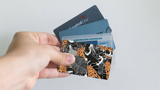 Leopards & Leaves Credit Card Skin