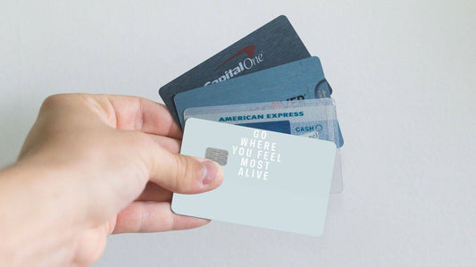 Go Where You Feel Most Alive Credit Card Skin