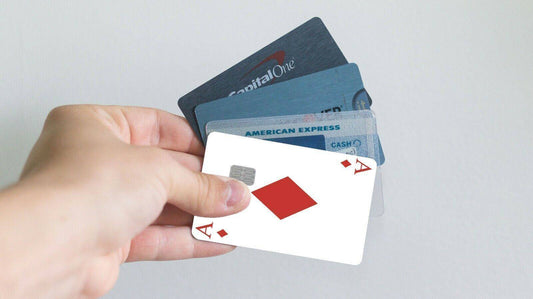 Ace Of Diamonds Design Credit Card Skin