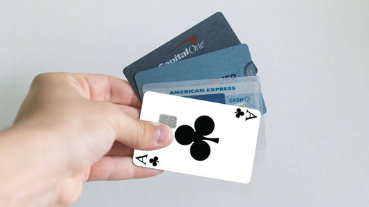Ace Of Clubs Design Credit Card Skin