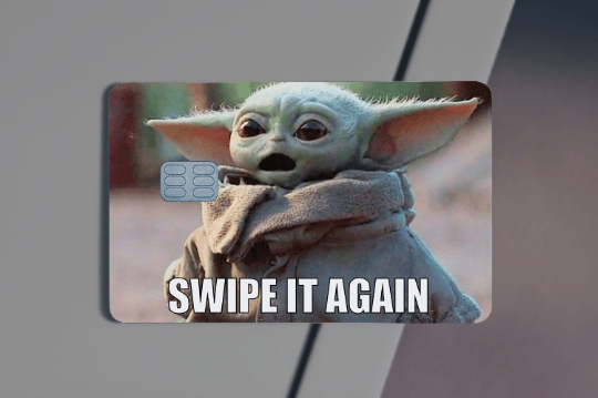 Baby Yoda Credit Card Skin