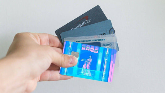 Watercolor beautiful nightmare anime credit card skin for nursery and home wall decor.