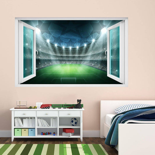 Football Stadium Arena Wall Decal Sticker Mural Print Art Kids Bedroom Home