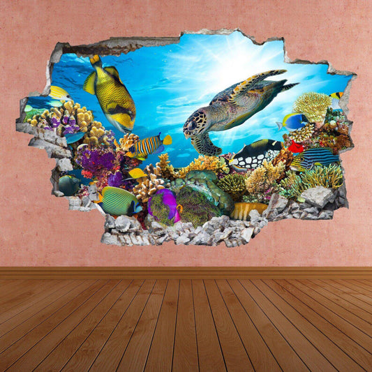 Transform Your Child's Bedroom into an Underwater Oasis with Coral Reef and Sea